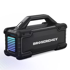 Portable Bluetooth Speaker RGB Lights Loud Stereo Sound Outdoor Water Resistant Wireless Bluetooth Speaker 300W(Peak) Party Lights EQ TWS USB AUX TF IPX6 Party/Beach/Garage